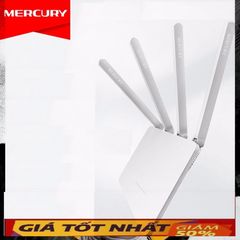 Bộ Kích Sóng Wifi MERCURY 4 ăng ten - Tốc độ 300Mbps, Giải pháp Mở Rộng Sóng Wifi cho Nhà Chung Cư, Nhiều Tầng, Kết Nối Ổn Định