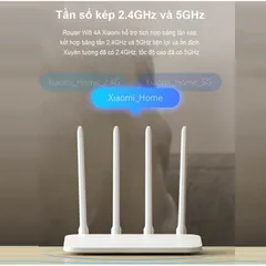 🔆 Bộ Phát Wifi Mi Mi Router Gen 4A Băng tần kép 2.4G & 5G băng thông 1200Mbps BH 12 tháng - có Quyển Hướng Dẫn Cài Đặt