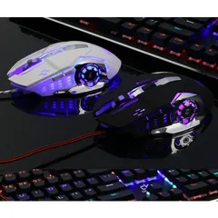 🔆 Chuột Văn phòng Gaming OYE X700 Led 2400Dpi Cao Cấp 7D [ ĐEN / TRẮNG ] hỗ trợ software Phần Mềm Macro tùy chỉnh chuyê