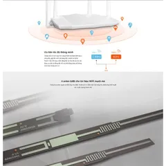 Bộ Phát Wifi Tenda AC5 V3 AC1200Mbps - Router Băng Tần Kép Tốc Độ Cao, Hỗ Trợ Đường Truyền Internet Đến 100Mbps