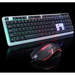 🔆 Combo Bàn phím giả cơ và Chuột chuyên game có đèn LED đổi màu T11 Limeide 🔆 PHỤ KIỆN SỐ