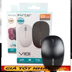 🔆 Chuột không dây Forter V181 dùng cho máy tính văn phòng gia đình PC Laptop, Smart Tivi, Android Tivi Box giá rẻ chất