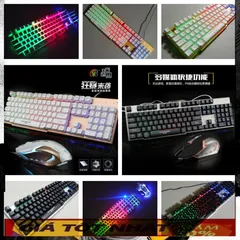 🔆 Thiết Kế Đẳng Cấp Combo Bàn Phím Chuột Gaming EWEADN K006 Giả Cơ LED 7 màu RGB - Sự Lựa Chọn Tối Ưu Cho Game Thủ và N