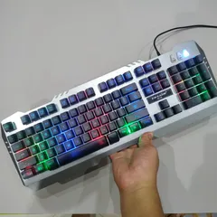 🔆 Combo Siêu Phẩm Bàn Phím Chuột Gaming EWEADN K005 ( Đen ) Giả Cơ LED 7 mầu RGB Chống Nước - Sức Mạnh Cho Mọi Nhu Cầu