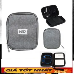 Túi Đựng Vải Đa Năng Cho Ổ Cứng Di Động WD - Bảo Vệ Chống Rung, Rơi, Sốc - Phụ Kiện Thiết Bị Điện Tử 2.5 inch