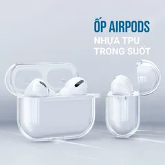 🔜 [ ᴄᴀꜱᴇ ᴀɪʀᴘᴏᴅ ] Case Airpod Vỏ Bọc Airpods ( Nhựa Trong Suốt ) Cho Hộp Sạc Tai Nghe AirPods 1 2 3 PRO Bằng Silicon Dẻ