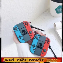 🔜 [ ᴄᴀꜱᴇ ᴀɪʀᴘᴏᴅ ] Case Airpod Vỏ Bọc Airpods ( Máy Game Nintendo ) Cho Hộp Sạc Tai Nghe AirPods 1 2 PRO Bằng Silicon Dẻ