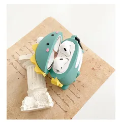 🔜 [ ᴄᴀꜱᴇ ᴀɪʀᴘᴏᴅ ] Case Airpod Vỏ Bọc Airpods 1 2 Pro ( Khủng Long Bờm Vàng ) Cho Hộp Sạc Tai Nghe AirPods 1 2 Pro Bằng