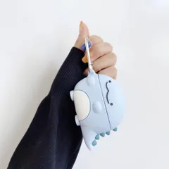 🔜 [ ᴄᴀꜱᴇ ᴀɪʀᴘᴏᴅ ] Case Airpod Vỏ Bọc Airpods ( Khủng long xanh béo ) Cho Hộp Sạc Tai Nghe AirPods 1 2 Bằng Silicon Dẻo