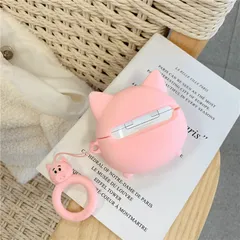 🔜 [ ᴄᴀꜱᴇ ᴀɪʀᴘᴏᴅ ] Case Airpod Vỏ Bọc Airpods ( Heo Hồng ) Cho Hộp Sạc Tai Nghe AirPods 1 2 PRO Bằng Silicon Dẻo Siêu Cu