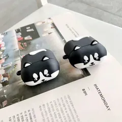 🔜 [ ᴄᴀꜱᴇ ᴀɪʀᴘᴏᴅ ] Case Airpod Vỏ Bọc Airpods ( Chó Husky Nằm ) Cho Hộp Sạc Tai Nghe AirPods 1 2 PRO Bằng Silicon Dẻo Si