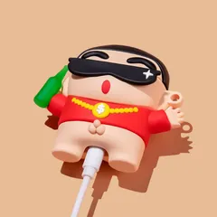 🔜 [ ᴄᴀꜱᴇ ᴀɪʀᴘᴏᴅ ] Case Airpod Vỏ Bọc Airpods ( SHIN Tài Phiệt ) Cho Hộp Sạc Tai Nghe AirPods 1 2 Bằng Silicon Dẻo Siêu