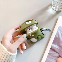 🔜 [ ᴄᴀꜱᴇ ᴀɪʀᴘᴏᴅ ] Case Airpod Vỏ Bọc Airpods ( Khủng long tia chớp ) Cho Hộp Sạc Tai Nghe AirPods 1 2 PRO Bằng Silicon