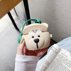 🔜 [ ᴄᴀꜱᴇ ᴀɪʀᴘᴏᴅ ] Case Airpod Vỏ Bọc Airpods ( Gấu Bear Music ) Cho Hộp Sạc Tai Nghe AirPods 1 2 Bằng Silicon Dẻo Siêu