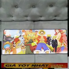 Miếng Lót Chuột Lớn One Piece 47 - Pad Chống Nước 80x30cm Dày 3mm, Dành cho Game Thủ, Chống Trượt, Điều Khiển Chính Xác