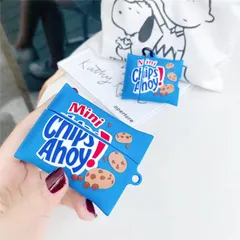 🔜 [ ᴄᴀꜱᴇ ᴀɪʀᴘᴏᴅ ] Case Airpod Vỏ Bọc Airpods ( KẸO MINI CHIPS AHOY ) Cho Hộp Sạc Tai Nghe AirPods 1 2 PRO Bằng Silicon