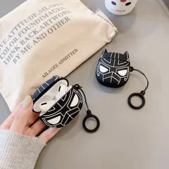 🔜 [ ᴄᴀꜱᴇ ᴀɪʀᴘᴏᴅ ] Case Airpod Vỏ Bọc Airpods ( Siêu Anh Hùng Báo Đen ) Cho Hộp Sạc Tai Nghe AirPods 1 2 Bằng Silicon Dẻ