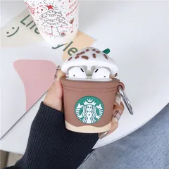 🔜 [ ᴄᴀꜱᴇ ᴀɪʀᴘᴏᴅ ] Case Airpod Vỏ Bọc Airpods ( Cốc Kem Starbuck ) Cho Hộp Sạc Tai Nghe AirPods 1 2 Bằng Silicon Dẻo Siê