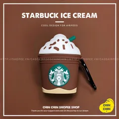 🔜 [ ᴄᴀꜱᴇ ᴀɪʀᴘᴏᴅ ] Tổng hợp Case Vỏ Bọc Airpods STARBUCK. cho Hộp Sạc Tai Nghe Bluetooth AirPods 1 2 Bằng Silicon Dẻo Si