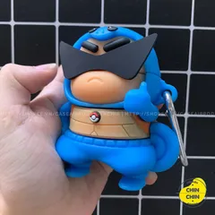 🔜 [ ᴄᴀꜱᴇ ᴀɪʀᴘᴏᴅ ] Case Airpod Vỏ Bọc Airpods ( Cu Shin Ninja Rùa ) Cho Hộp Sạc Tai Nghe AirPods 1 2 PRO Bằng Silicon Dẻ