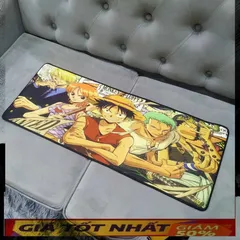 Miếng Lót Chuột One Piece 38 - Pad Bàn Di Cỡ Lớn 80x30cm Chống Nước, Dày 3mm, Chống Trượt Cho Game Thủ