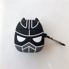 🔜 [ ᴄᴀꜱᴇ ᴀɪʀᴘᴏᴅ ] Case Airpod 1 2 Vỏ Bọc Airpods ( BLACK PANTHER ) Cho Hộp Sạc Tai Nghe AirPods 1 2  Bằng Silicon Dẻo S