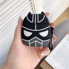 🔜 [ ᴄᴀꜱᴇ ᴀɪʀᴘᴏᴅ ] Case Airpod 1 2 Vỏ Bọc Airpods ( BLACK PANTHER ) Cho Hộp Sạc Tai Nghe AirPods 1 2  Bằng Silicon Dẻo S