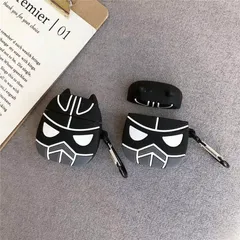 🔜 [ ᴄᴀꜱᴇ ᴀɪʀᴘᴏᴅ ] Case Airpod 1 2 Vỏ Bọc Airpods ( BLACK PANTHER ) Cho Hộp Sạc Tai Nghe AirPods 1 2  Bằng Silicon Dẻo S