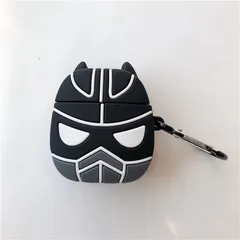 🔜 [ ᴄᴀꜱᴇ ᴀɪʀᴘᴏᴅ ] Case Airpod 1 2 Vỏ Bọc Airpods ( BLACK PANTHER ) Cho Hộp Sạc Tai Nghe AirPods 1 2  Bằng Silicon Dẻo S