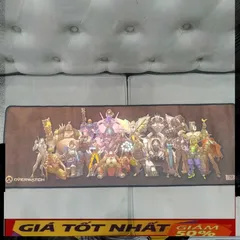 Miếng Lót Chuột Overwatch 8 Cỡ Lớn 90x30cm - Pad Chống Nước, Bàn Di Chuột Dày Dặn 3mm Siêu Bền Cho Game Thủ