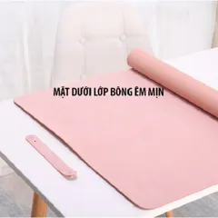 🔜 [ MẦU HỒNG ] Bàn di chuột Game , văn phòng ...bằng Da , nhiều kích cỡ lớn, nhiều màu cao cấp - SHOP BÁN HÀNG UY TÍN