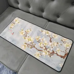 Miếng Lót Chuột Cỡ Lớn Chống Nước Hoa Xanh Loang 70x30cm - Bàn Di Chuột Siêu Bền Cho Game Thủ 3mm
