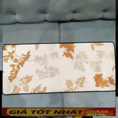 Miếng Lót Chuột Hoa Nâu 23 - Pad Chuột Cao Su Chống Nước Lớn 70x30cm Dày 3mm, Phù Hợp Game Thủ và Làm Việc