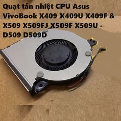 Quạt Tản Nhiệt CPU Laptop Asus VivoBook X409 X509 - Quạt Tản Nhiệt D509 D509D Chính Hãng, Phụ Kiện Thiết Bị Số