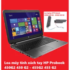 Loa máy tính xách tay HP Probook 450G2/455G2 - Loa ngoài chất lượng cao, mới 100% có bảo hành 3 tháng, âm thanh tuyệt vời cho giải trí và giao tiếp.
