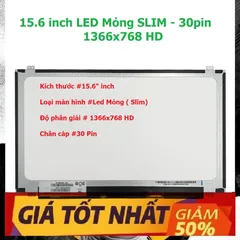 Màn hình laptop Asus X550I X550IK X550IU X550J X550JF X550JK X550JX kích thước 15.6 inch LED Mỏng SLIM - 30 pin (1366x76