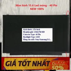 Màn hình Laptop HP 15-R 15-r042TU 15-r012TX 15-p047TU kích thước 15.6 inch LED Mỏng SLIM - 40 pin (1366x768 HD / 1920x10