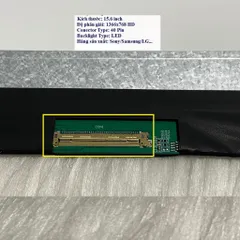 Màn hình Laptop Acer 5810, 5820, 5810T, 5820T, 5810TG, 5820TG kích thước 15.6 inch LED Mỏng SLIM - 40 pin (1366x768 HD /
