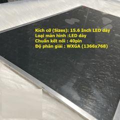 Màn Hình Laptop Toshiba 15.6 Inch LED HD (1366x768) Dành Cho Satellite L600 L600D L605 L605D C655 C655D C660 C660D - Bảo Hành 12 Tháng