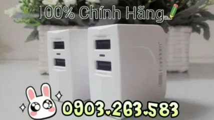 Củ Sạc Đa Năng Eardom® 2 Cổng 1A & 2.1A - Sạc Nhanh Cho iPhone, Samsung, Tablet - Chính Hãng HongKong
