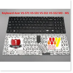 🔜 Bàn phím laptop Acer M5-581 V3-573 v15-v17 V5-573 V5-573G VN7-571G-52PE VN7-571G-56F1