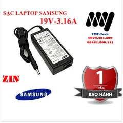 🔜 Sạc Laptop Samsung 19V-3.16A R429 R439 R428 - Adapter kèm dây nguồn - New Bảo hành 12 tháng