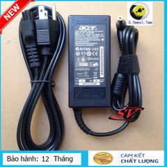 Sạc Laptop Acer 19V 3.42A 65W Chính Hãng - Chất lượng Cao, Bảo Hành 12 Tháng, Không Nóng Máy