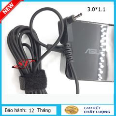 Sạc Laptop ASUS 2.37A - Chân Cắm 3.0*1.1, Sạc Zin Cao Cấp Đen - Bảo Hành 12 Tháng, Tương Thích Nhiều Loại Máy