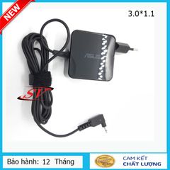 Sạc Laptop ASUS 2.37A - Chân Cắm 3.0*1.1, Sạc Zin Cao Cấp Đen - Bảo Hành 12 Tháng, Tương Thích Nhiều Loại Máy