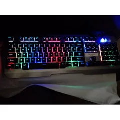 Bàn Phím Máy Tính EWEADN LK005 Vỏ Nhôm LED Nhiều Màu - Thiết Kế Hiện Đại và Thời Trang, Phím Nhạy Dễ Sử Dụng