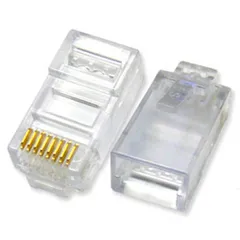 Túi 100 Hạt Mạng RJ45 Golden Japan - Đầu Bấm Cáp Mạng Chất Lượng Cao, Đáp Ứng Tiêu Chuẩn Tín Hiệu UL và TIA/EIA 568
