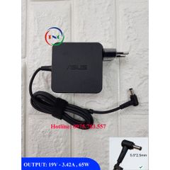 Sạc Laptop ASUS 19V 3.42A 65W Chính Hãng - Chân Cắm To 5.5mm*2.5mm, Bảo Hành 12 Tháng, An Toàn Và Đáng Tin Cậy