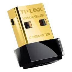 Thiết bị thu sóng wifi TP-LINK USB TL-WN 725N - Tốc độ truyền 150Mbps, bảo mật WEP/WPA, thiết kế nhỏ gọn cho laptop
