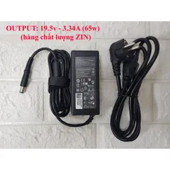 ║ Sạc Laptop Dell 19V–3.34A/ 19V–4.62A Chân Kim TO - Tặng kèm dây nguồn - hàng nhập khẩu ║